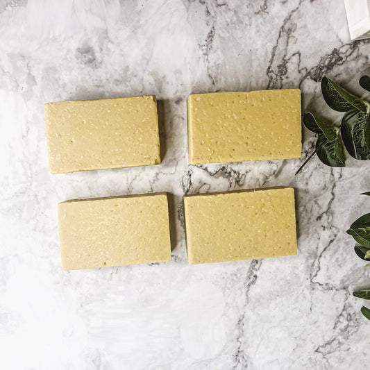 Banana Coconut Sea Salt Scrub - Exfoliating Body & Hair Polish With Kiwi