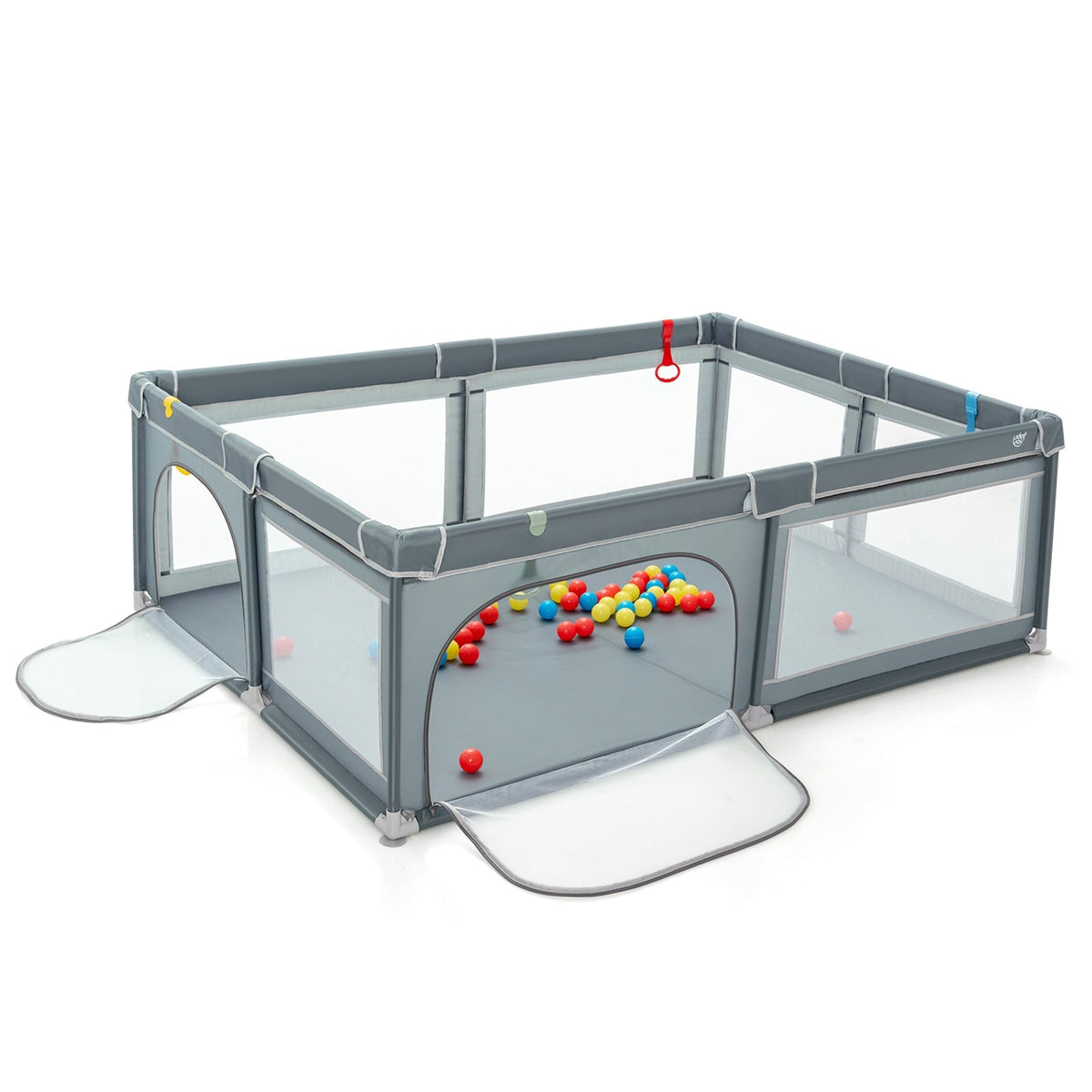 Extra-Large Safety Baby Fence with 50 Ocean Balls