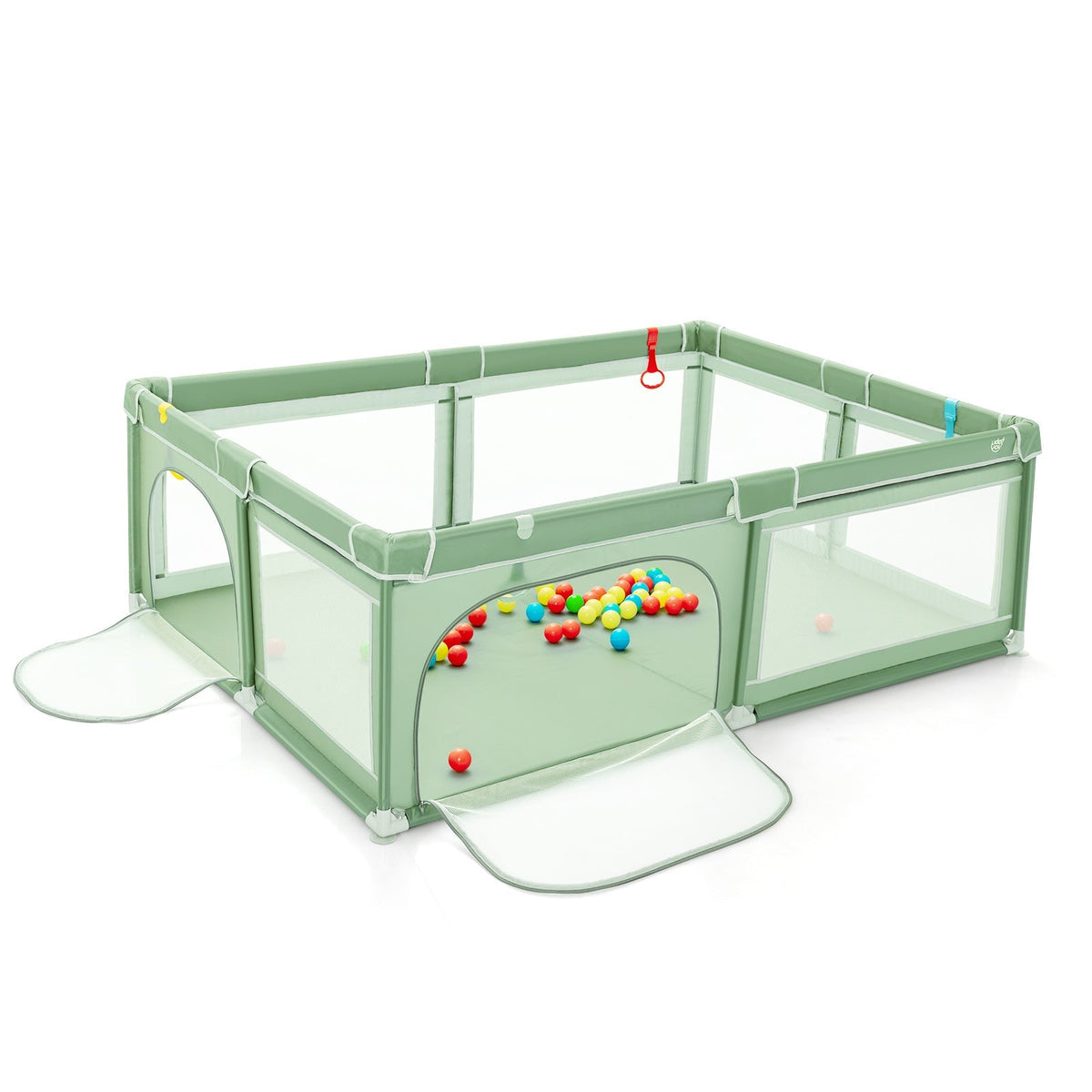 Extra-Large Safety Baby Fence with 50 Ocean Balls