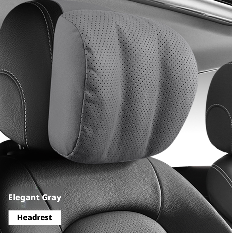 Car headrest-Elegant Gray-1 piece
