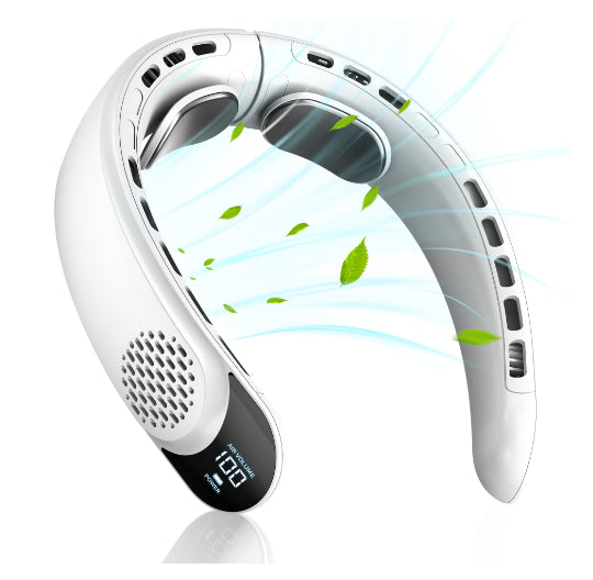 Quad-core USB Halter Fan With Strong Wind
