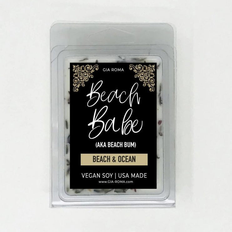 Beach & Ocean Soy Wax Melts Vegan, Dye-Free, Hand-Poured With Botanicals