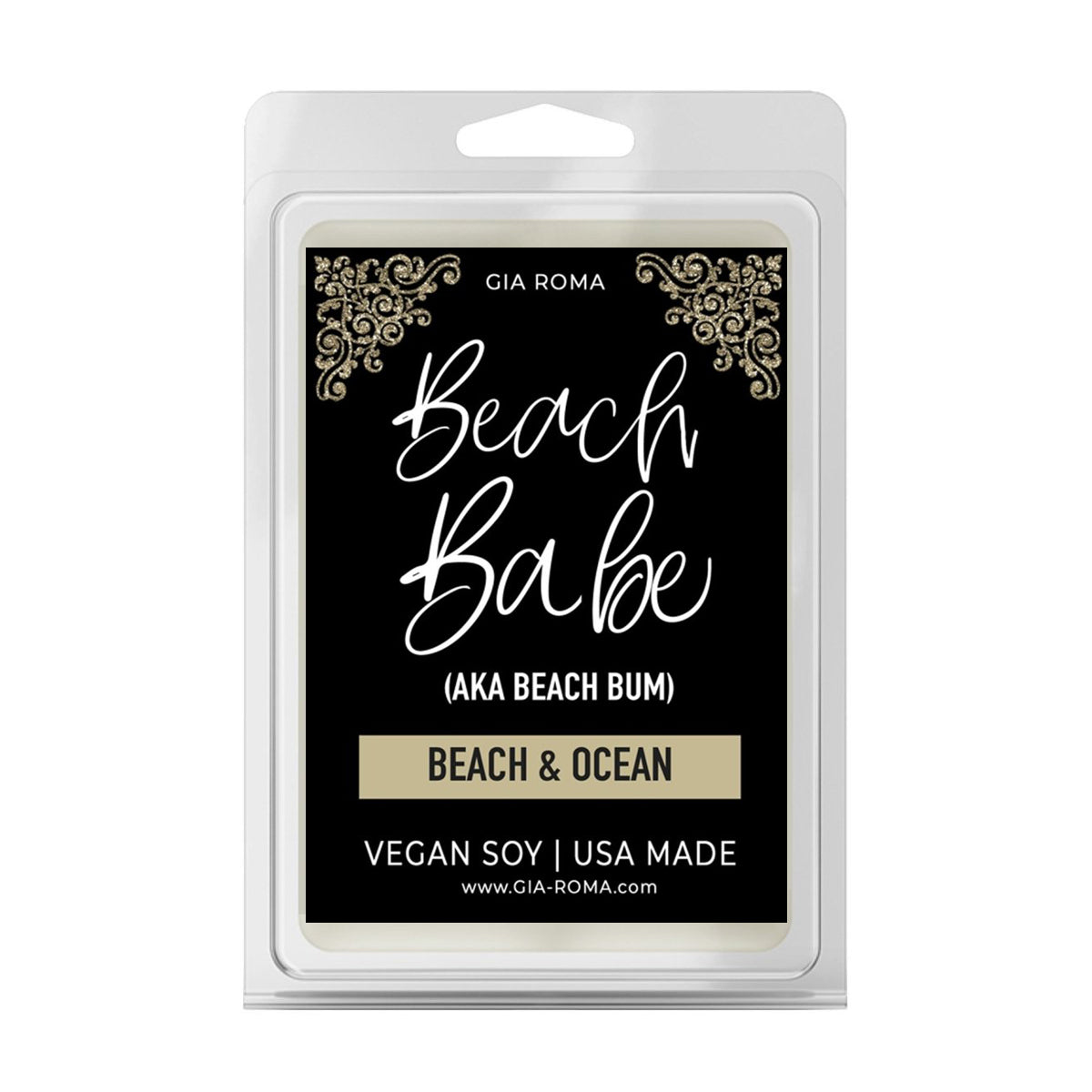 Beach & Ocean Soy Wax Melts Vegan, Dye-Free, Hand-Poured With Botanicals