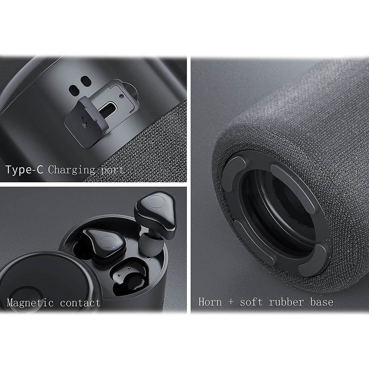 Bluetooth Speakers and Wireless Earbuds Combo