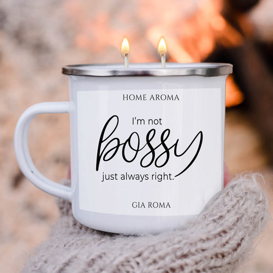16oz Reusable Metal Candle Mug Scented Candle With Custom Label Color Option