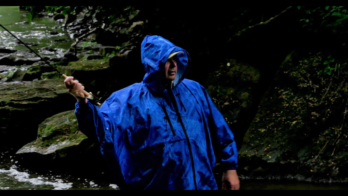 Brella Realtree Marine Blue Unisex Rain Jacket