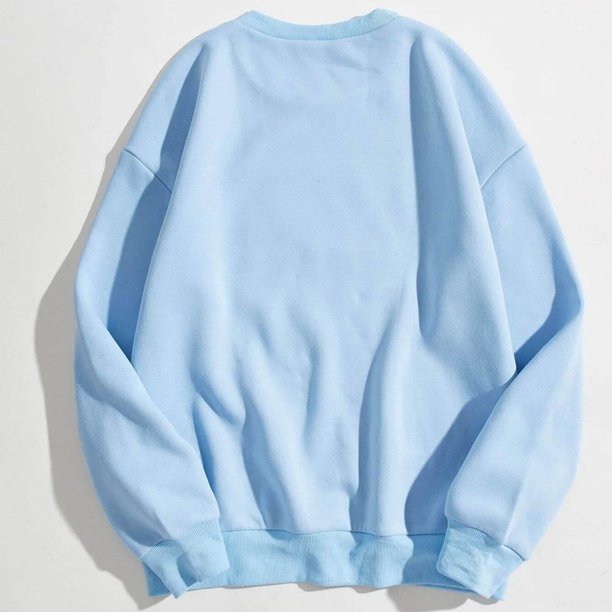 Butterfly & Slogan Graphic Thermal Sweatshirt
