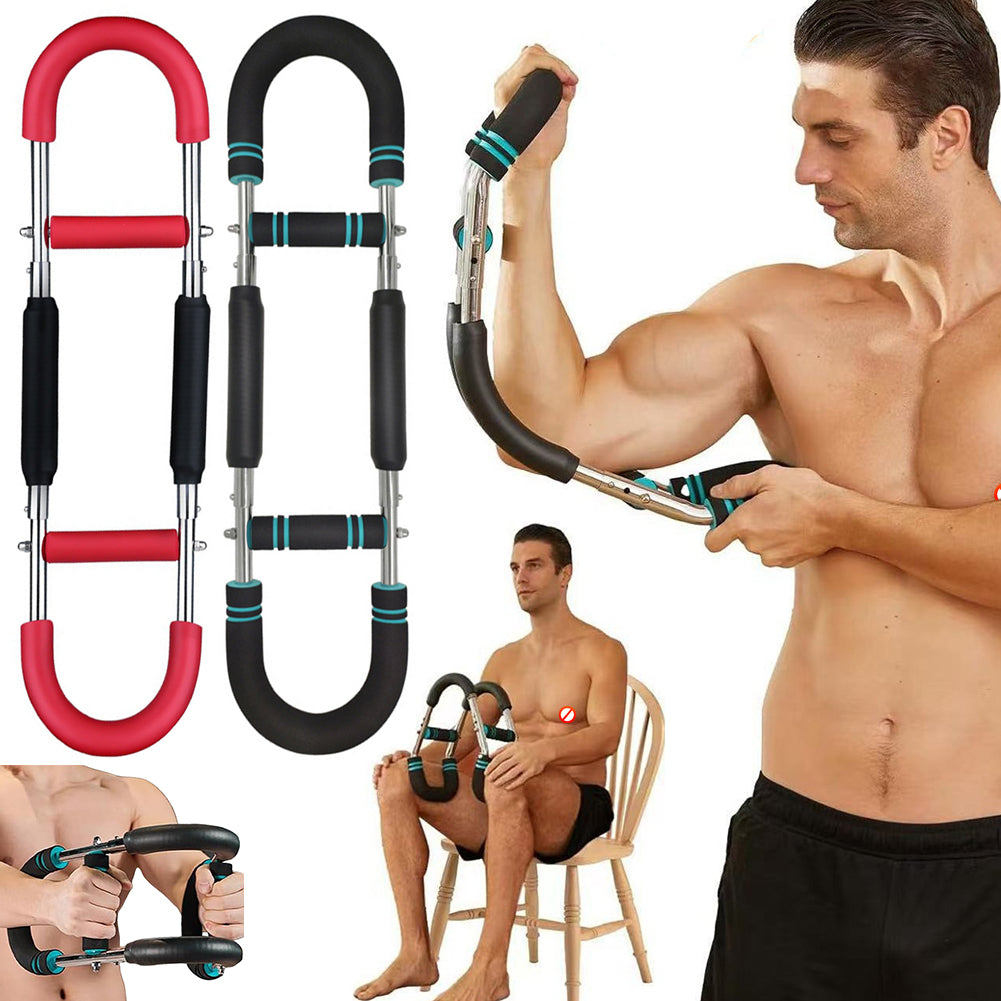 Fortalecedor de brazos multifuncional en forma de U, ejercitador de pecho, entrenador de antebrazo ajustable, equipo de gimnasio en casa, culturismo