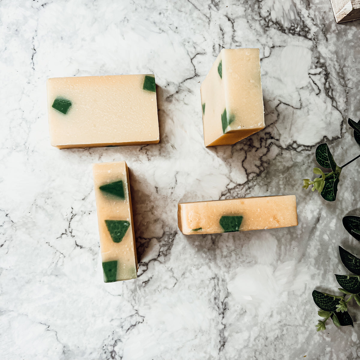Avocado Olive Sunflower Lemon Refreshing Soap Bar With Olive Pomace Oil Anti Aging Natural Moisture