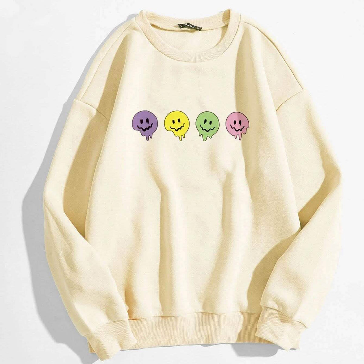 Cartoon Graphic Thermal Lined Sweatshirt