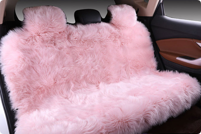 All-inclusive Car Seat Cover Plush Cushion Three-piece Cushion Universal Cushion Winter