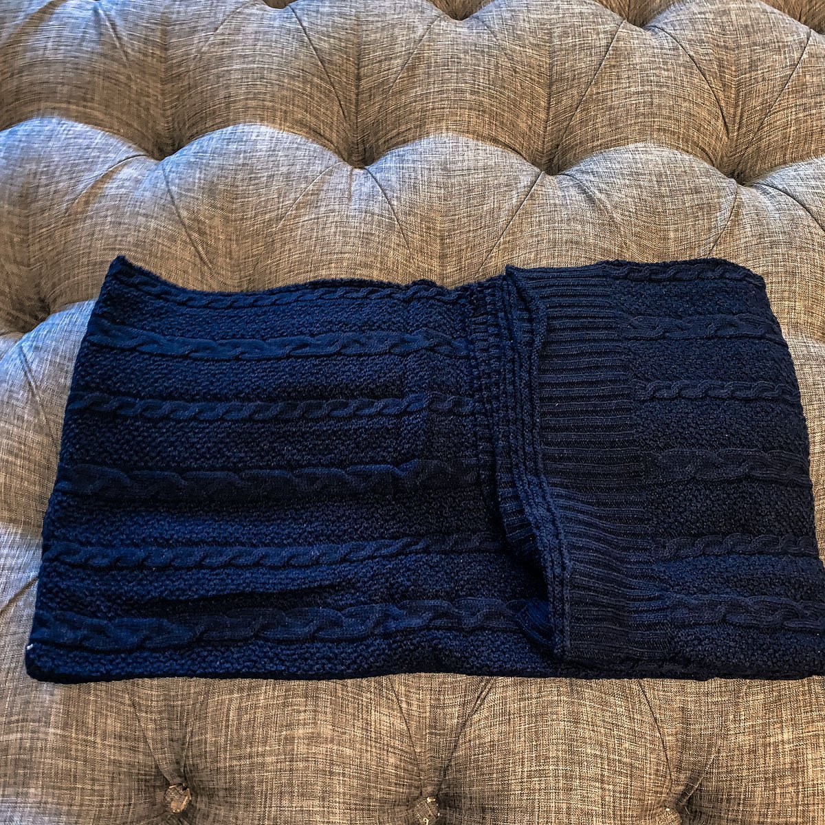 Claret Knit Sweater Throw Lightweight Cozy Blanket For Couch Bed