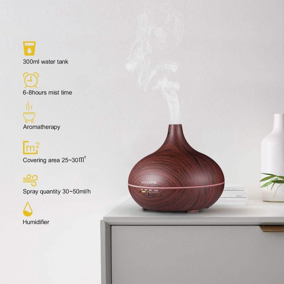 Cool Mist Humidifier Ultrasonic Aromatherapy Diffuser