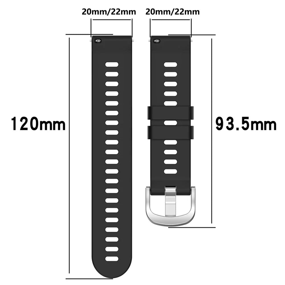 COROS Silicone Watch Band Replacement for Unisex Sports Smartwatch