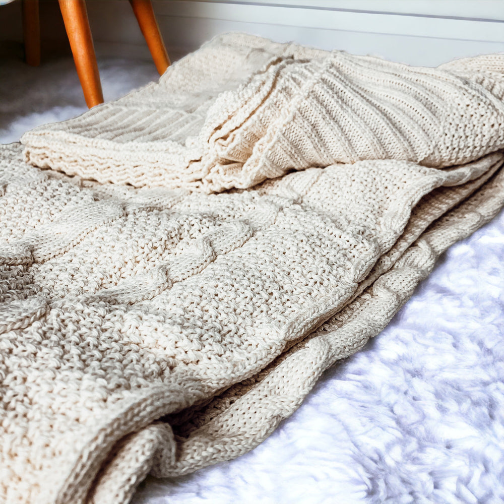 Claret Knit Sweater Throw Lightweight Cozy Blanket For Couch Bed