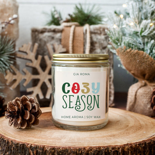 Winter Forest Soy Candle 9oz - Citrus Clove Pine Oakmoss Sandalwood