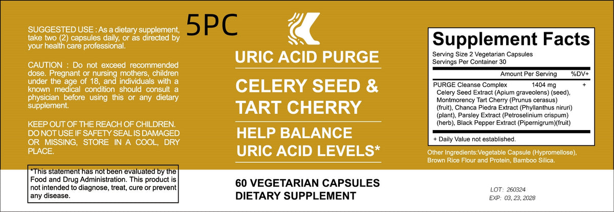 Uric Acid Washing Capsule