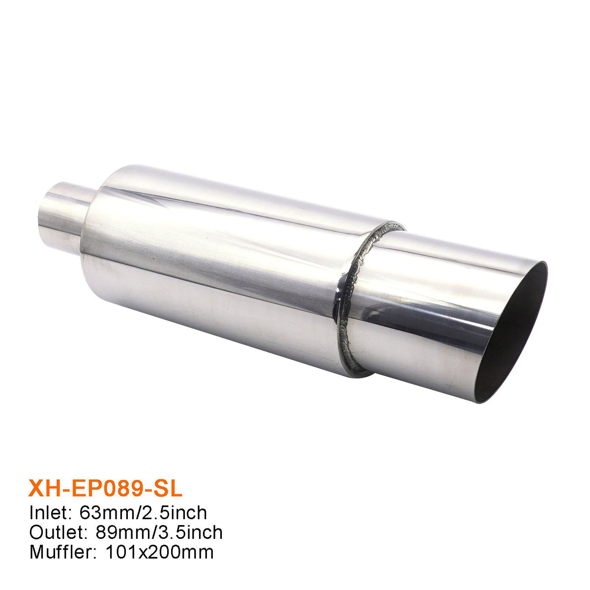 Car Modification Exhaust Pipe Stainless Steel Tail Drum