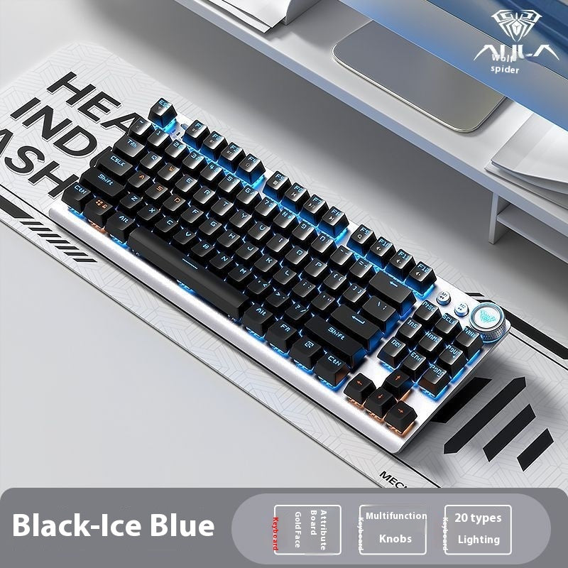 Tarantula Wireless Mechanical Keyboard Side Engraved Three-mode Bluetooth