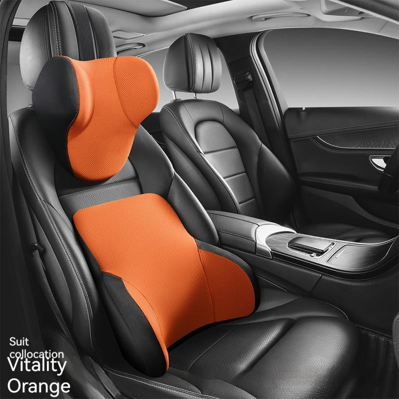 Memory Foam Three-dimensional Hydrophobic Lumbar Support Pillow Oil-proof Light Luxury Comfortable Breathable Car Automotive Headrest