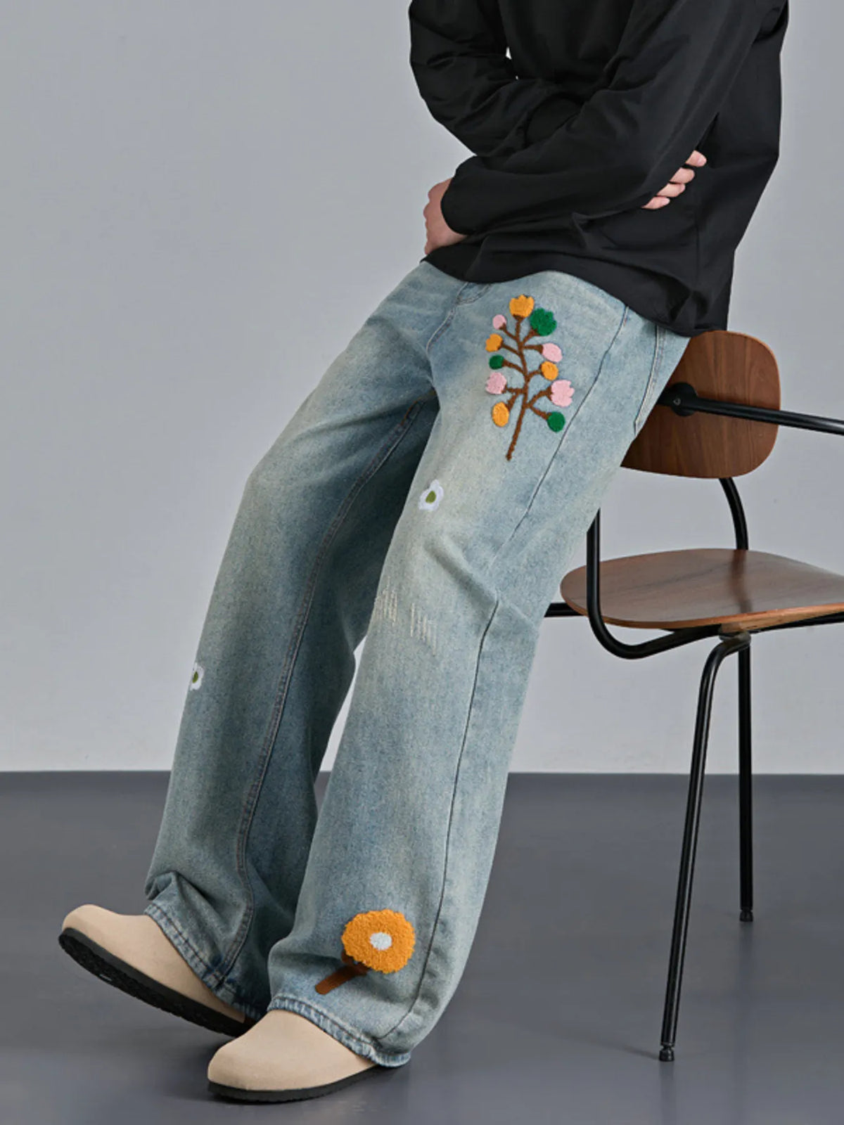 Men's Wide Leg Jeans