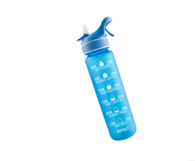 Water Bottle Scrub Bounce Cover Straw Space Cup Sports Water Bottle