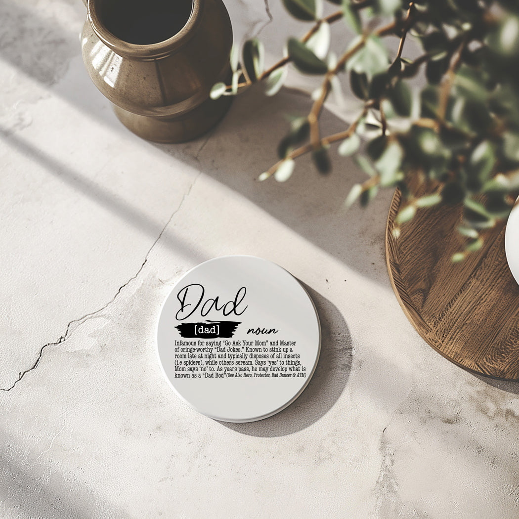 Adulting Coaster Gift Set 6 Pack Funny Quotes Coasters For Bar Countertop Decor And Display