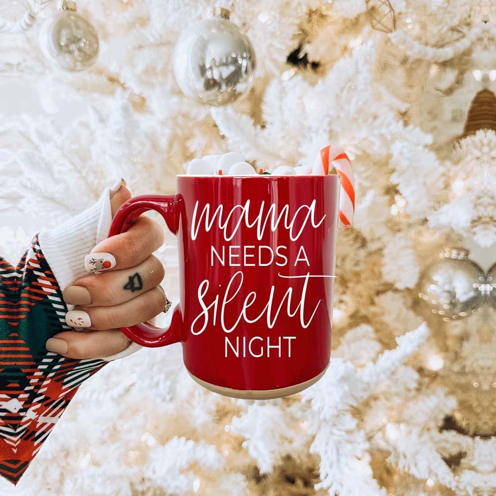 Christmas Coffee Mug Double Sided Ceramic Funny Holiday Snark Mug 15oz