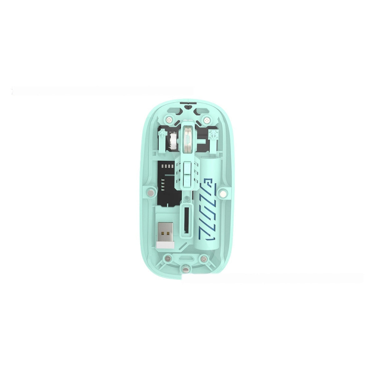 Wireless Transparent Typec Charging Mouse