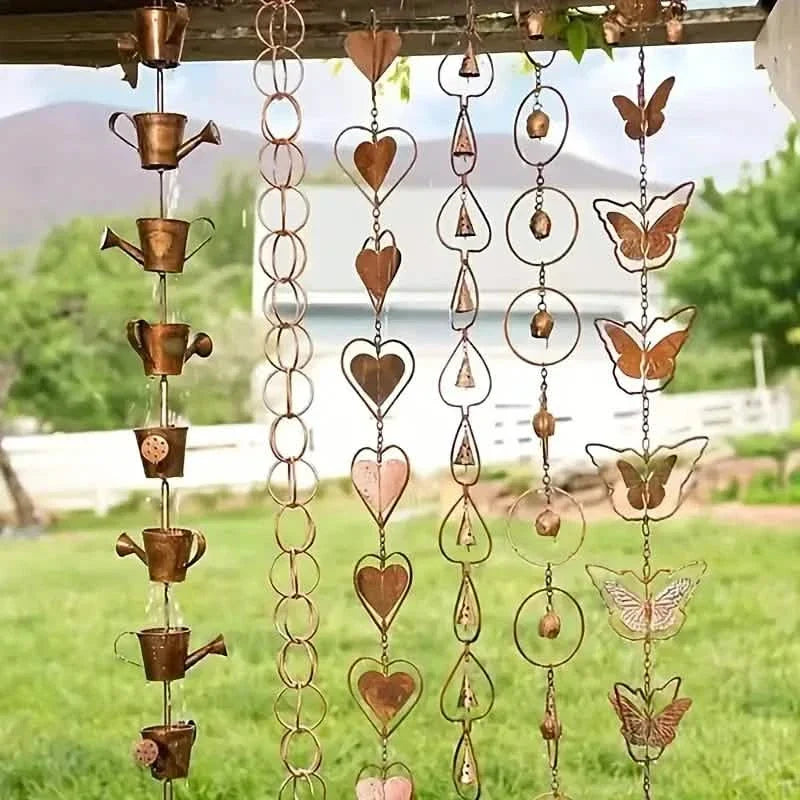 Decorative Rain Chain for Gutters