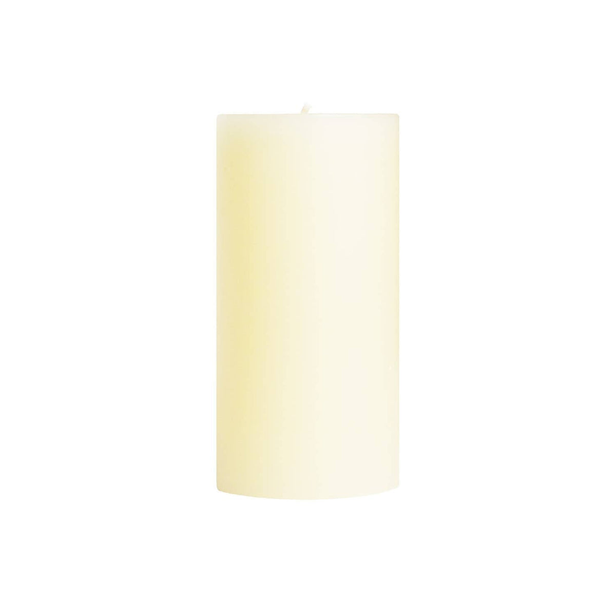 Mole Hollow Unscented Pillar Candle (Shell White) -