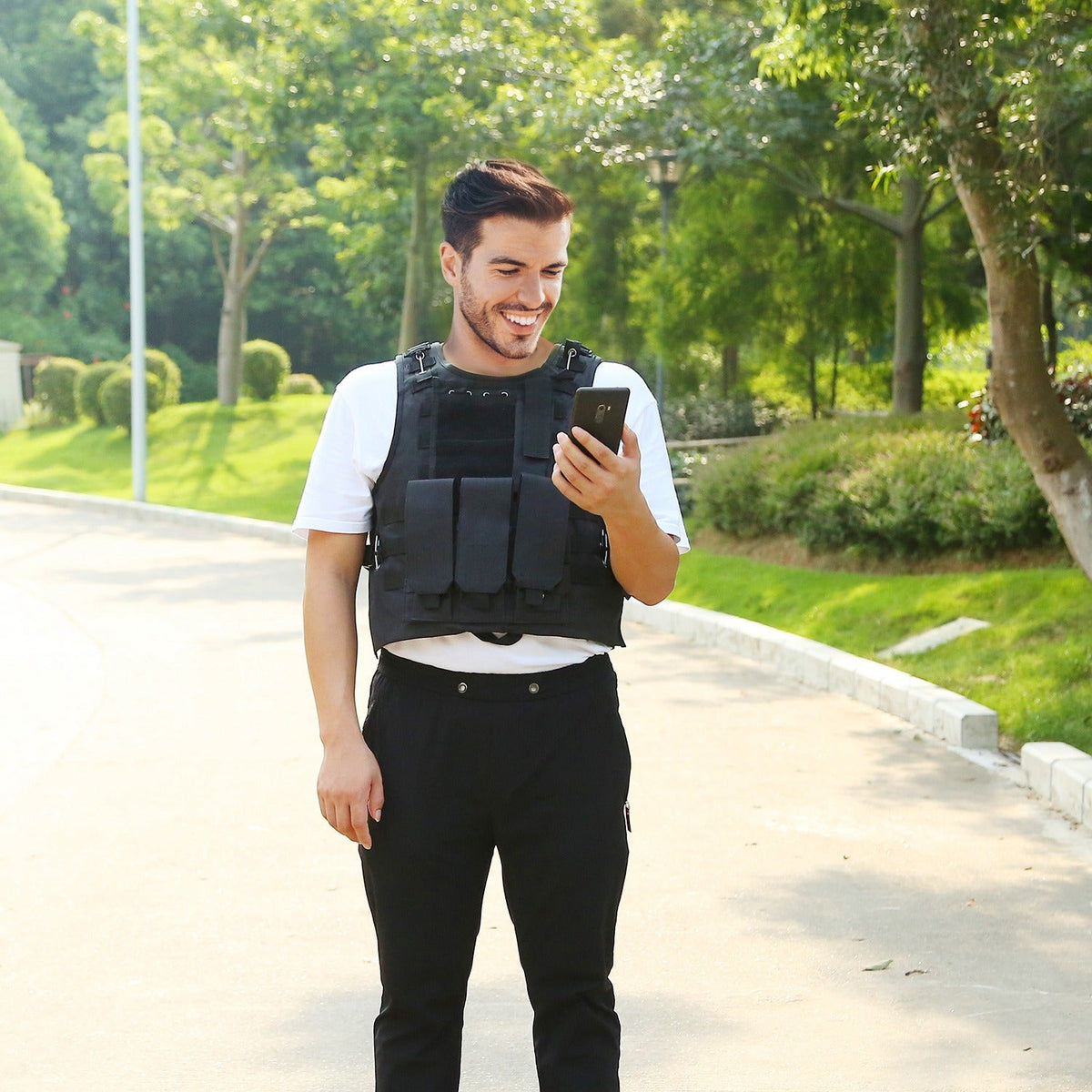 Adults Tactical Vest Military Airsoft Paintball Vest Camouflage Combat Vest for Hunting Army Fans CS War Game