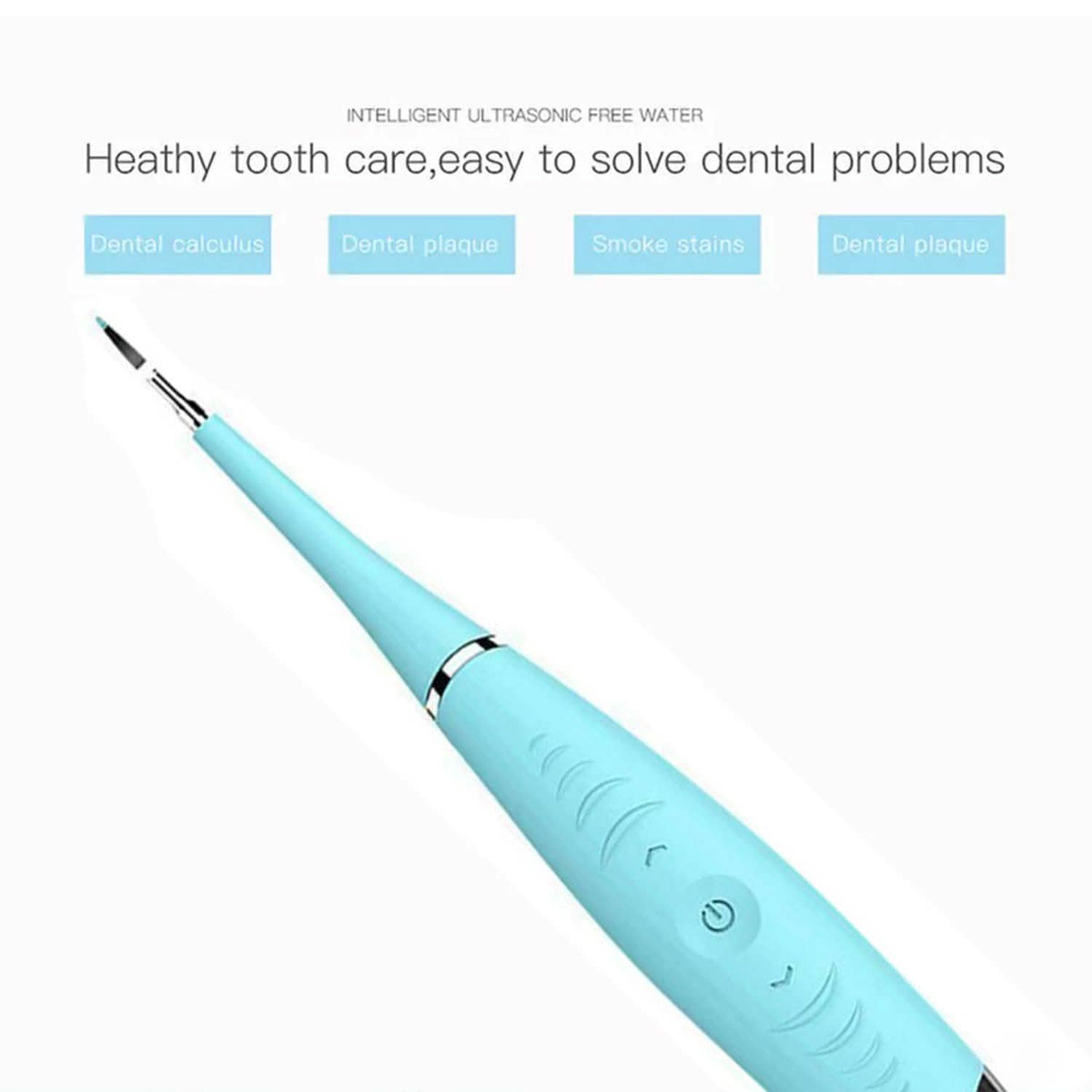 Herramienta eléctrica removedora de sarro, cálculo dental y manchas de los dientes