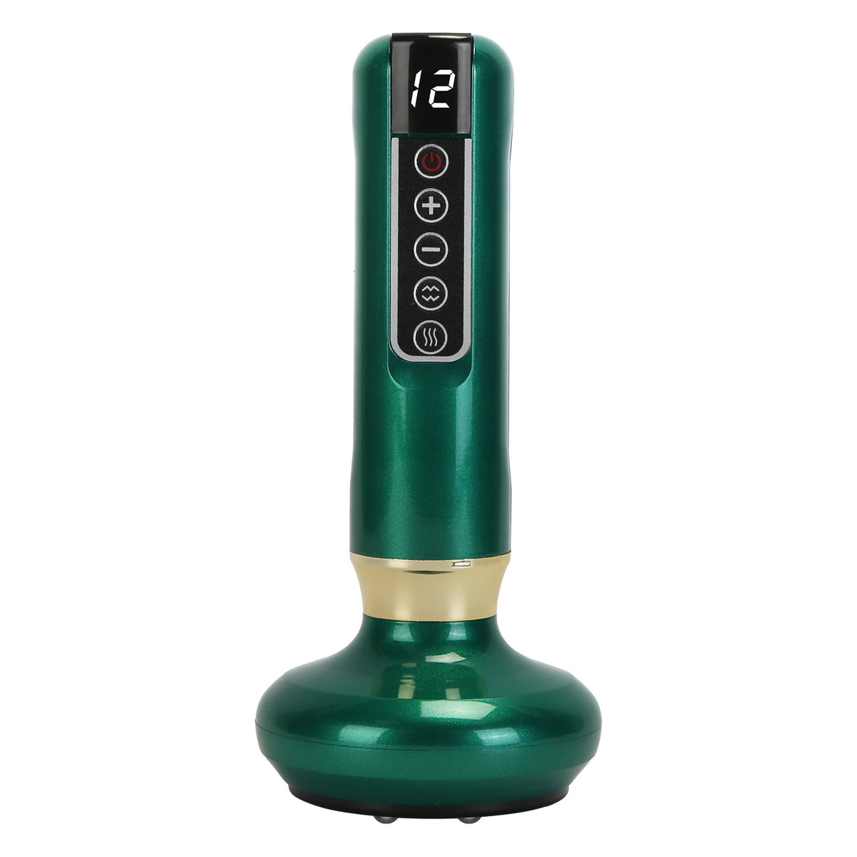 Anti Cellulite Massager Handheld Vacuum SuctionÊCupping Kit Beauty Tool with 12 Suction Mode 12 Heating 20Mins Auto-Off One-Key Pressure Release for A