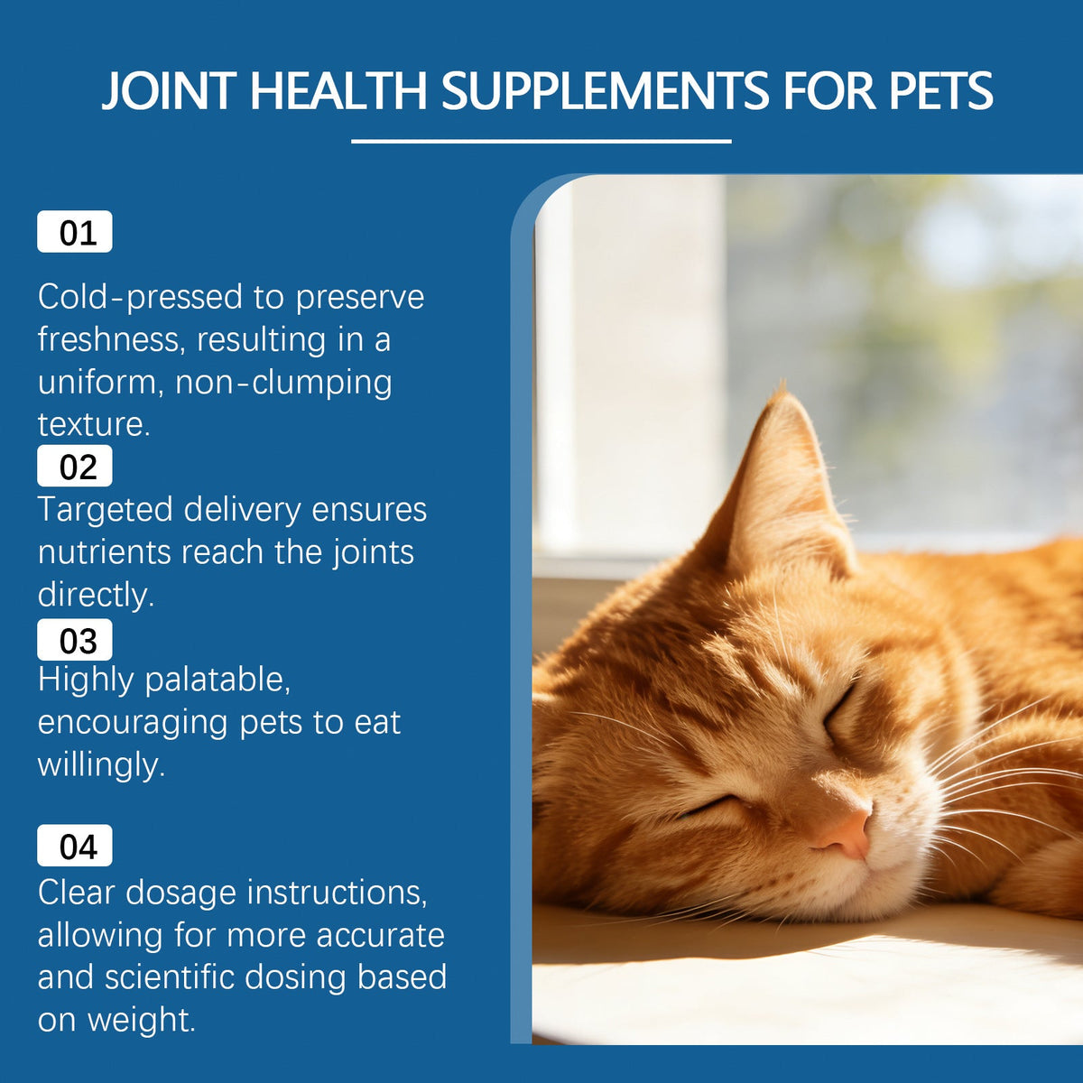 Pet Joint Health Supplements For Cat And Dogs Chewable With Glucosamine Chondroitin And MSM