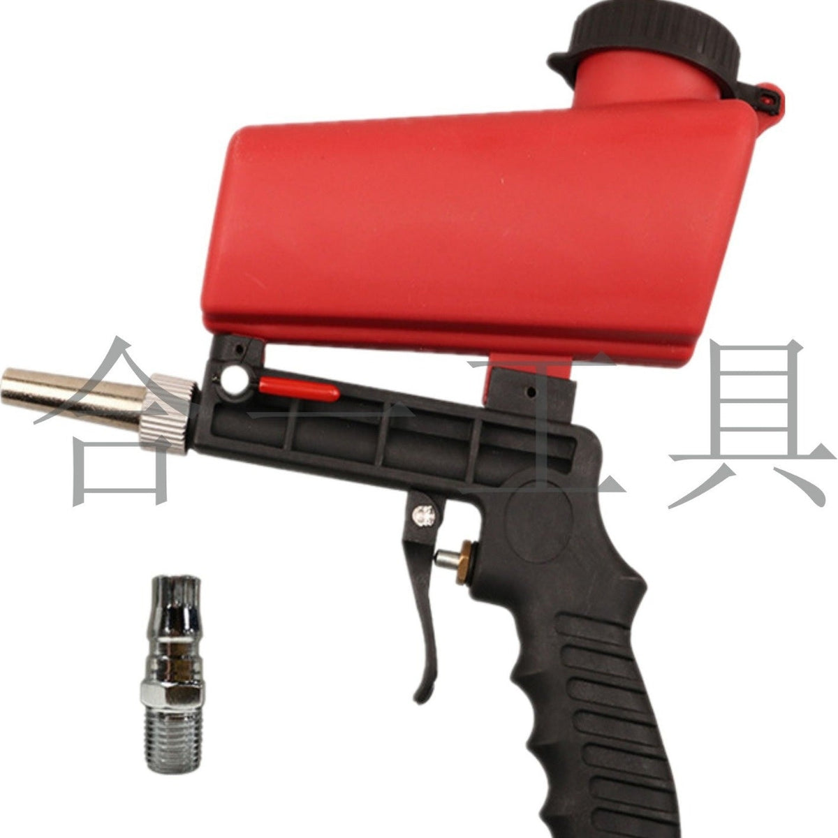 Portable gravity sandblasting gun pneumatic sandblasting set small rust sandblasting device sand blasting machine