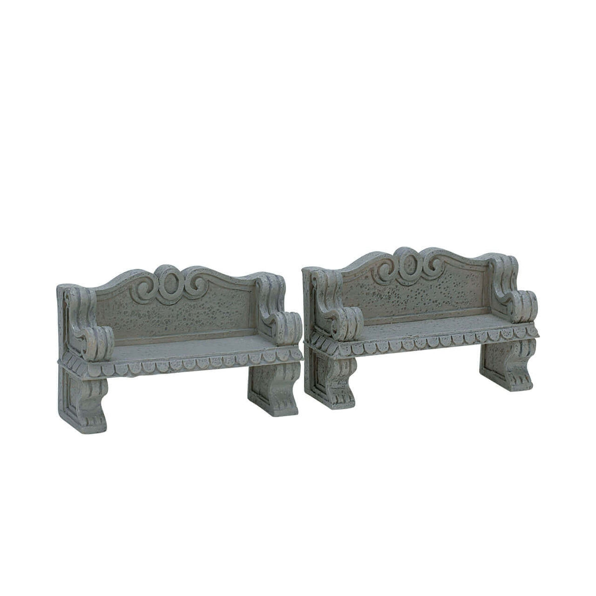 Stone Bench - 2 Piece Set