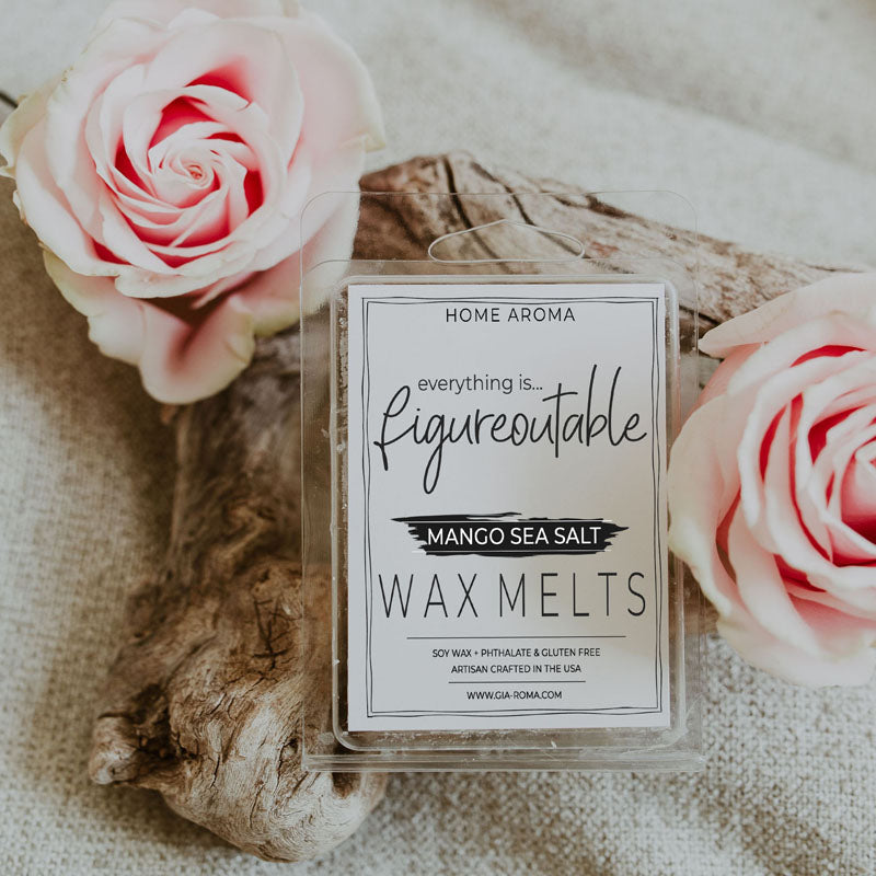 Mango Sea Salt Scented Snap Soap Bar - Beach Breeze Mango And Sea Salt 3x2x1