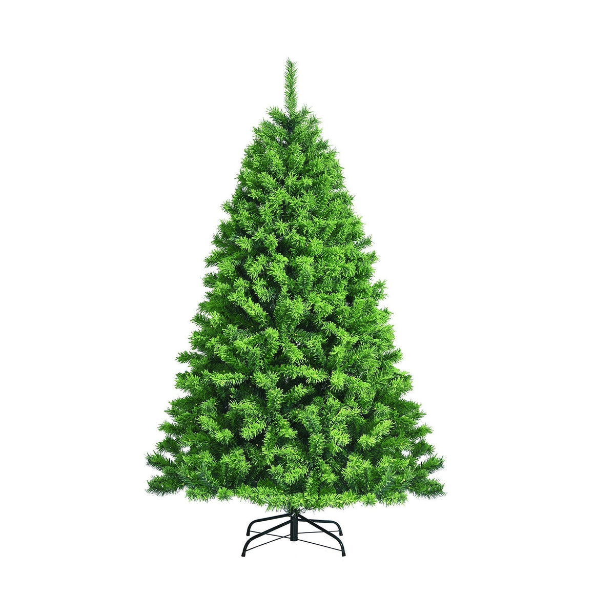 Snow Flocked Artificial Christmas Tree with Metal Stand