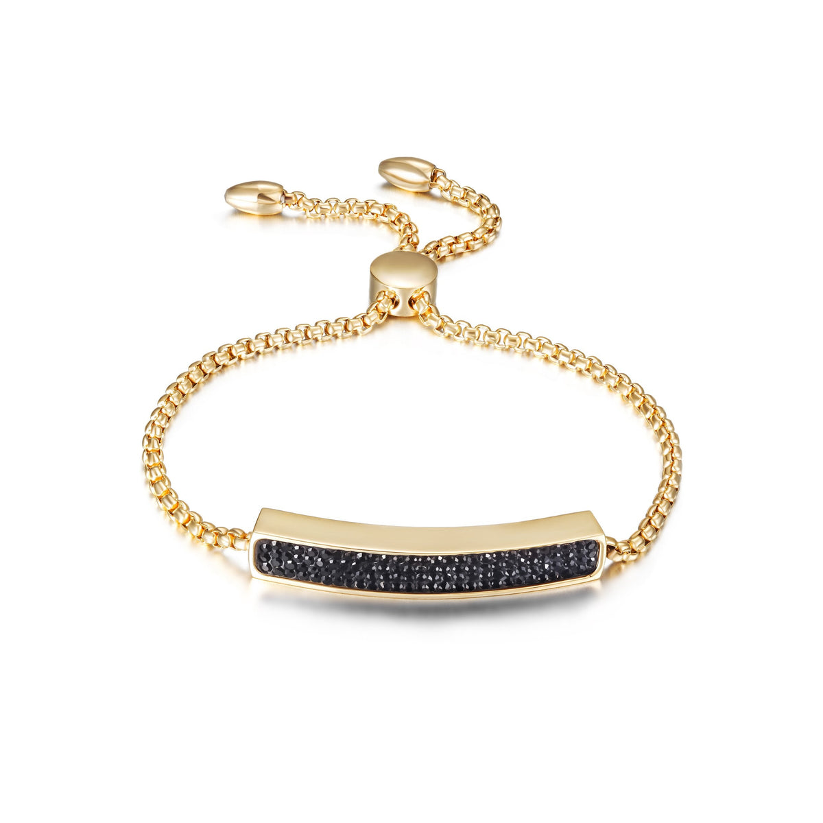 Friendship Bar Bracelet Gold Plated Adjustable Emerald