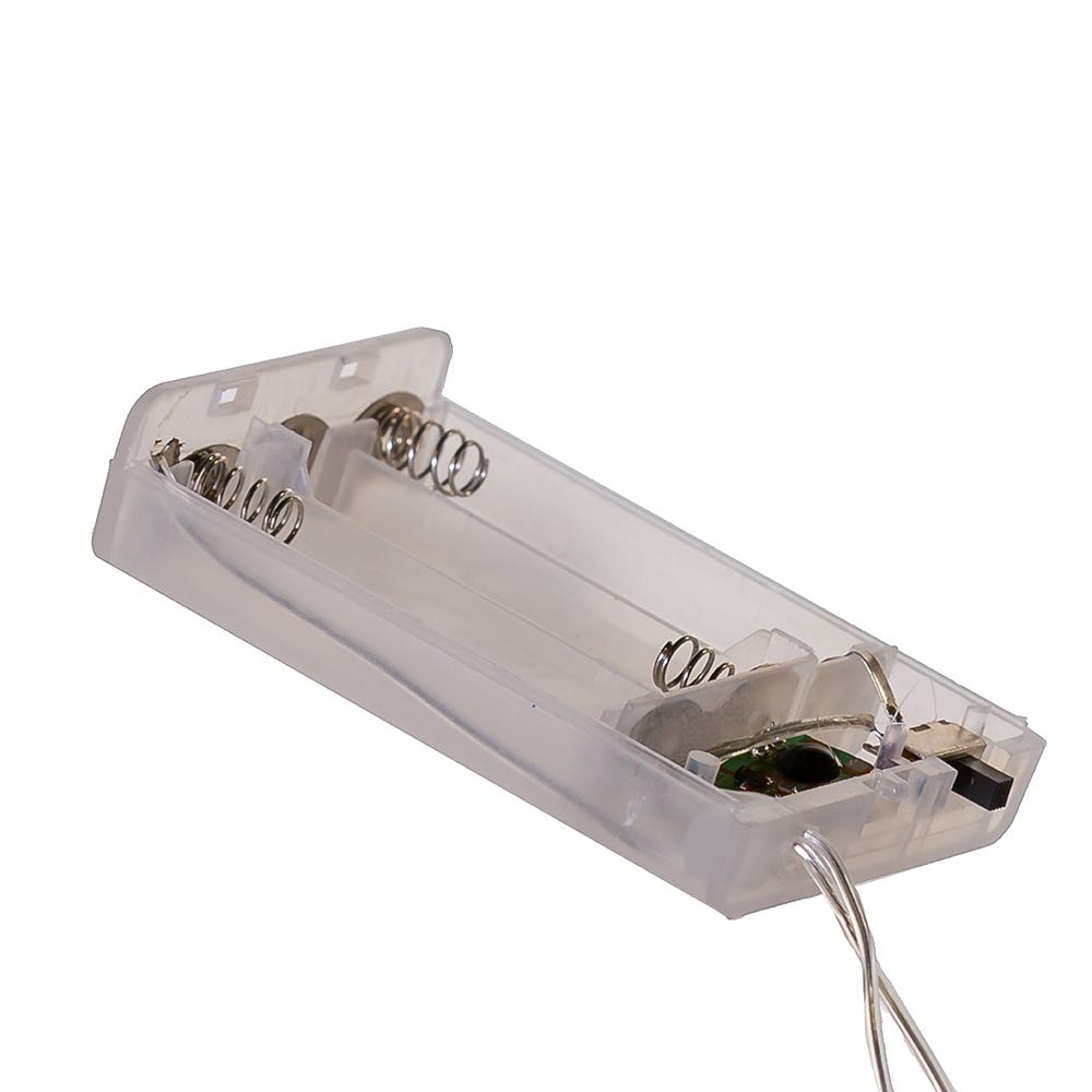 25-Light Battery-Operated Multicolored LED Fairy Lights