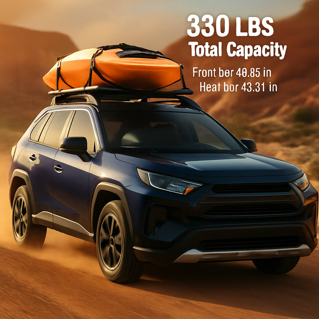 Car Roof Rack Cross Bars for Toyota RAV4 2019-2024