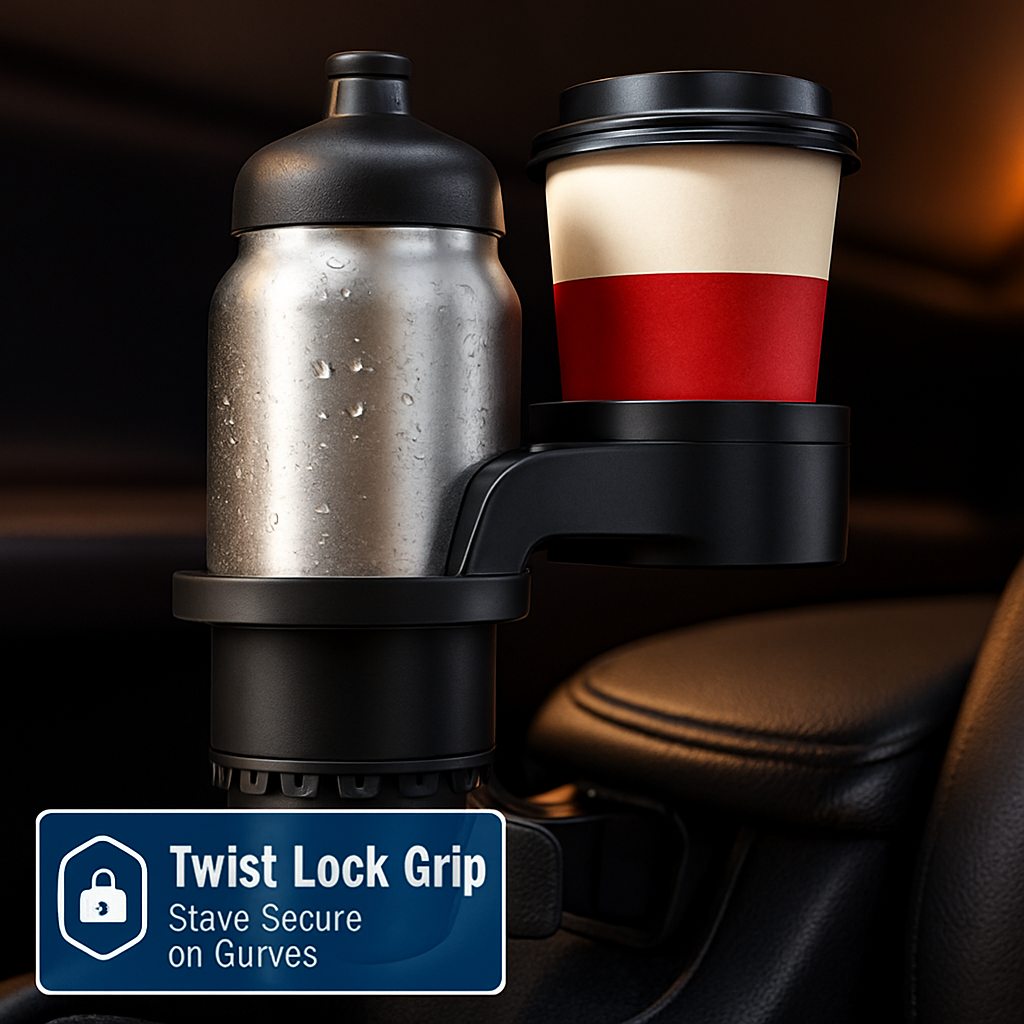 Car Cup Holder Tray Rotating Bottle Holder Mount