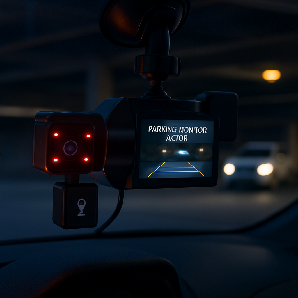 Car Dash Cam 2K 3-Channel GPS WiFi Night Vision