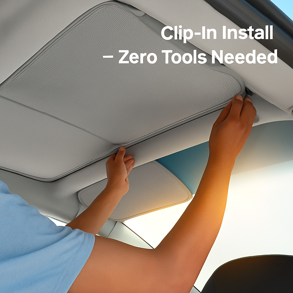 Sunshade Roof for Tesla Model Y - UV Protection & Anti-Sag