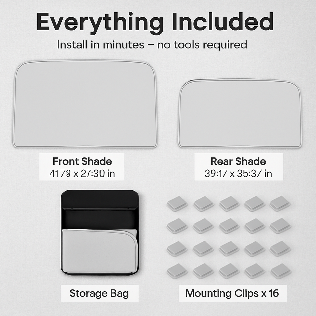 Sunshade Roof for Tesla Model Y - UV Protection & Anti-Sag