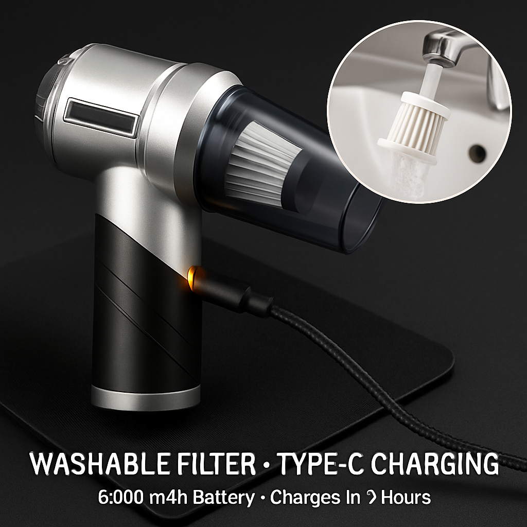 Cordless Car Vacuum Cleaner Portable Handheld Vacuum