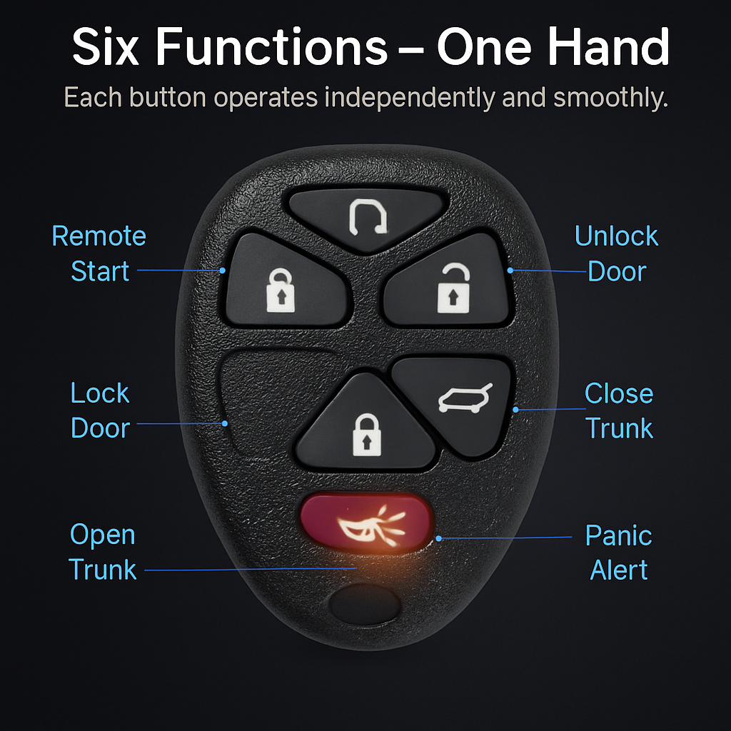 Keyless Entry Remote Key Fob for Tahoe SUVs