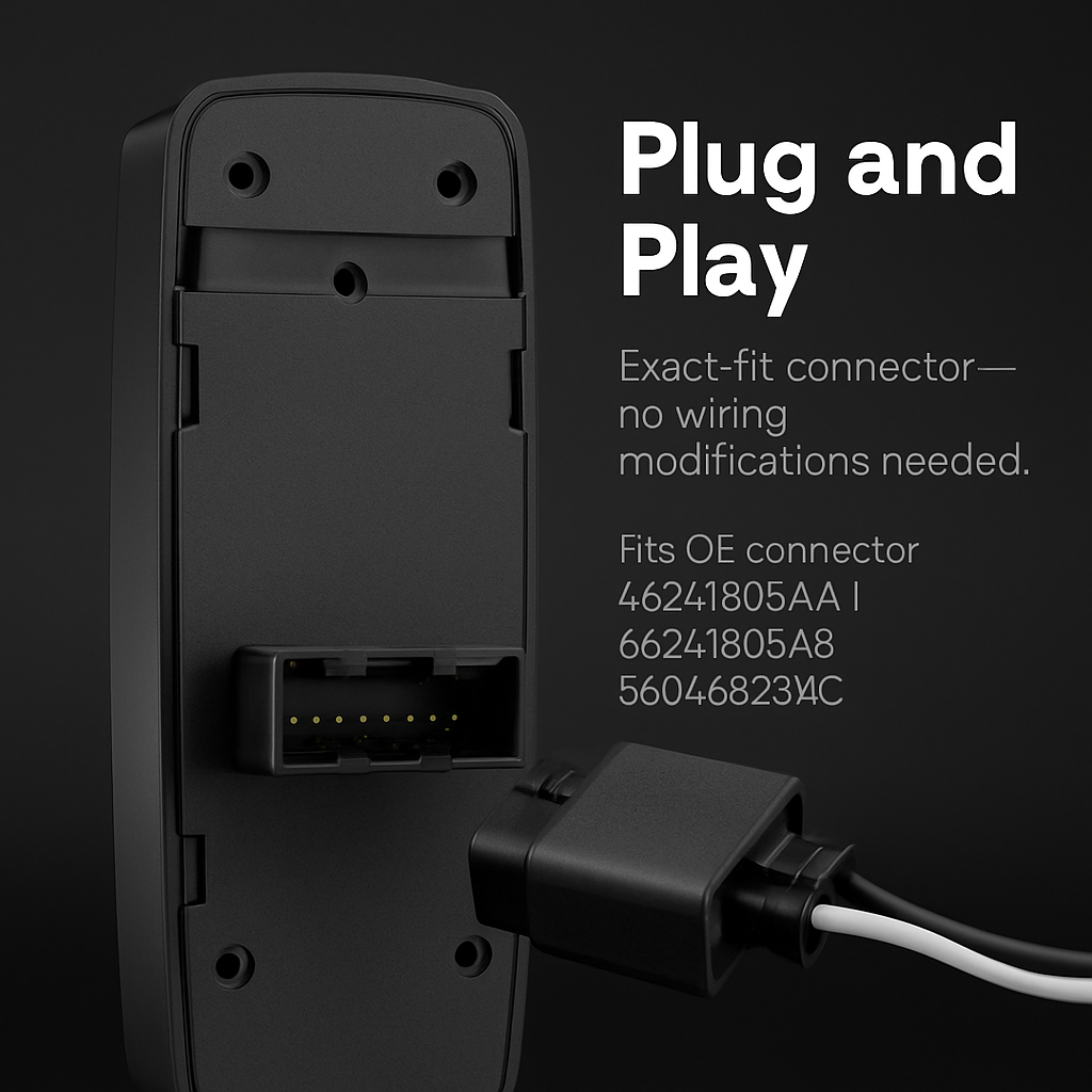 Interruptor de elevalunas eléctrico para Charger/200 - Ajuste directo