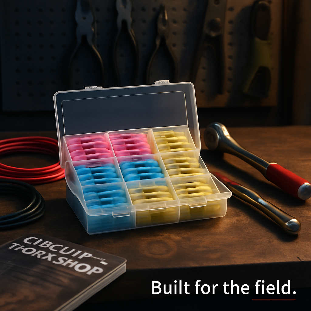 Kit de conectores de empalme termorretráctiles para uniones rápidas